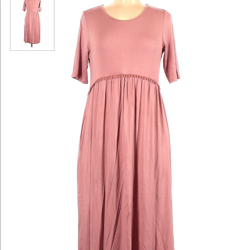 ROOLEE Mauve Mid Length Dress